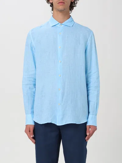 Mc2 Saint Barth Shirt  Men Color Sky Blue In Sky Blue