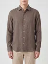 Mc2 Saint Barth Linen Shirt In Brown