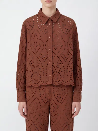 Mc2 Saint Barth Shirt Woman Color Brown