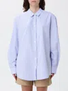 Mc2 Saint Barth Cotton Shirt In Blue