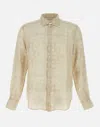 Mc2 Saint Barth Bandana-print Shirt In Neutral