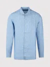 Mc2 Saint Barth Pamplona Linen Shirt Shirts Blue In Blue