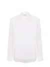 Mc2 Saint Barth Man White Linen Shirt Pamplona In White