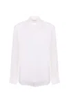 Mc2 Saint Barth Man White Linen Shirt Pamplona In White