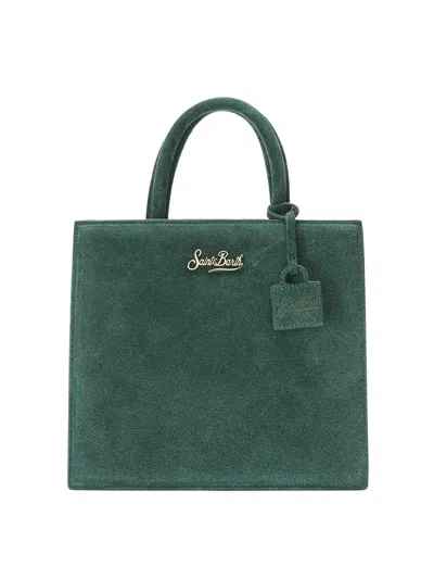 Mc2 Saint Barth Shop Bag Midi In Green