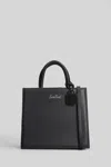 Mc2 Saint Barth Shop Bag Midi Tote In Black