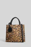Mc2 Saint Barth Shop Bag Midi Tote In Animal Print