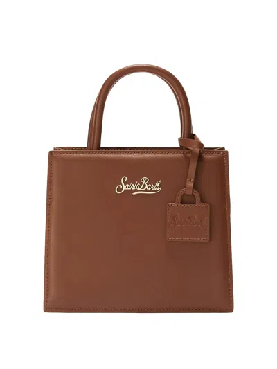 Mc2 Saint Barth Shop Bag Mini In Brown