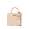 Mc2 Saint Barth Shop Bag Mini Handbag In Beige Suede Leather In Neutral