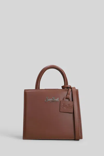 Mc2 Saint Barth Shop Bag Mini Tote In Brown