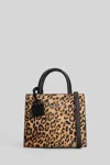 Mc2 Saint Barth Shop Bag Mini Tote In Animal Print