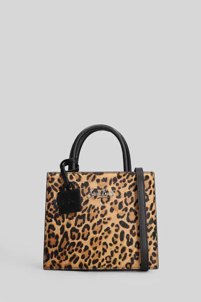 Mc2 Saint Barth Shop Bag Mini Tote In Animal Print
