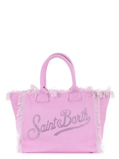 Mc2 Saint Barth Shopping Bag In Gold
