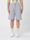 Mc2 Saint Barth Grey Fleece Bermuda Shorts