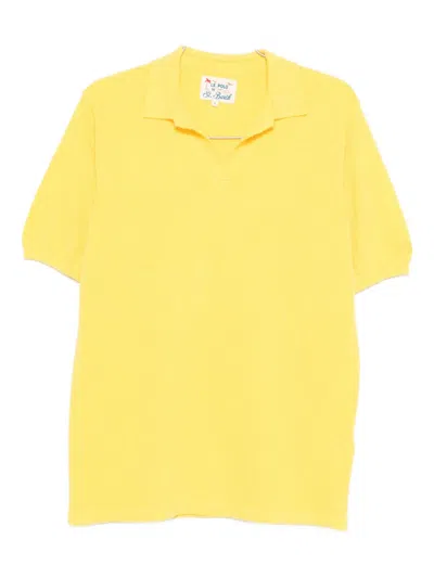 Mc2 Saint Barth Short-sleeve T-shirt In Yellow