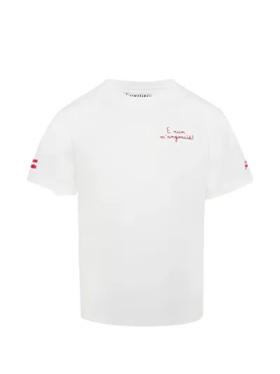 Mc2 Saint Barth Kids' Short-sleeve T-shirt In White