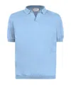 Mc2 Saint Barth Short-sleeved Sweater In Blue