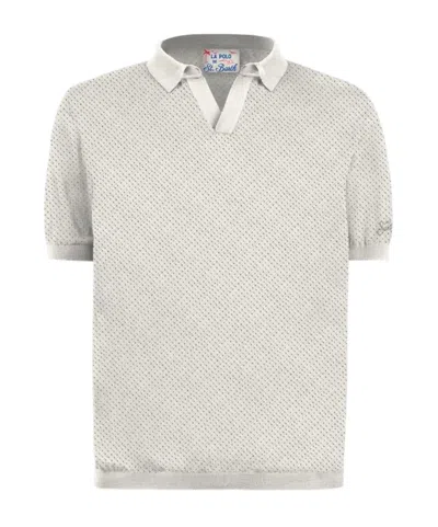 Mc2 Saint Barth Short-sleeved Sweater In White