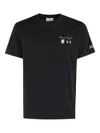 Mc2 Saint Barth Short-sleeved T-shirt In Black