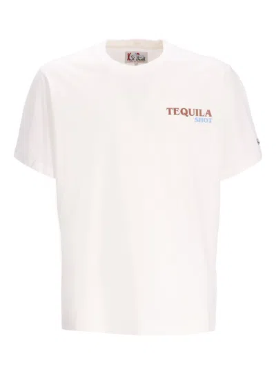 Mc2 Saint Barth Short-sleeved T-shirt In White