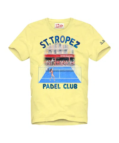 Mc2 Saint Barth Short-sleeved T-shirt In Yellow