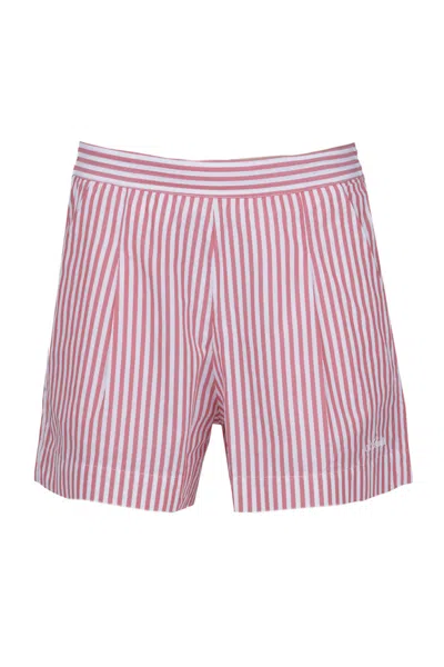 Mc2 Saint Barth - Shorts - 470969 - Bianco/rosso In Red
