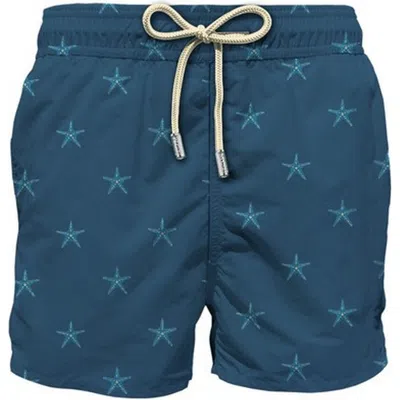Mc2 Saint Barth Shorts And Shorts Man  - Patmos The Riviera Jacquard Seastar 61 - N.d.