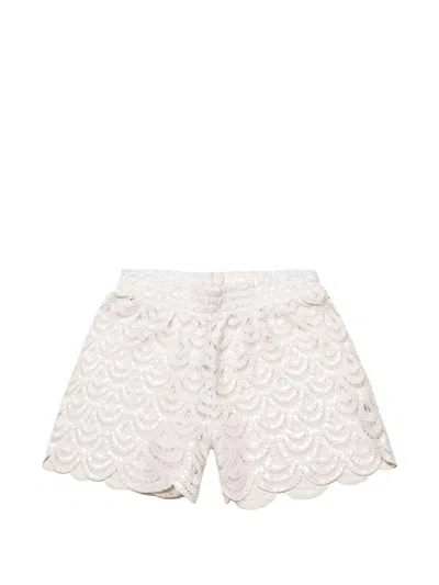 Mc2 Saint Barth Shorts Avorio Meave  In White