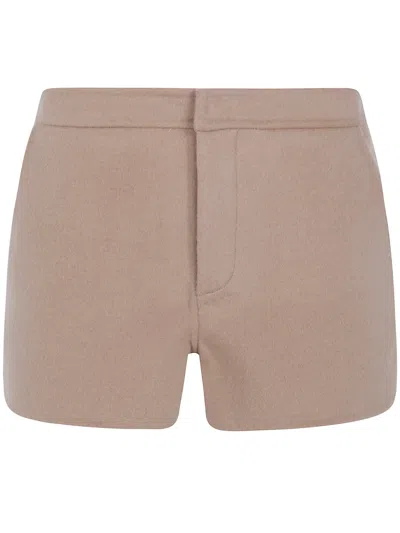 Mc2 Saint Barth Shorts Double "elva" In Brown