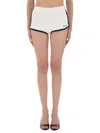 Mc2 Saint Barth Shorts "francine" In White
