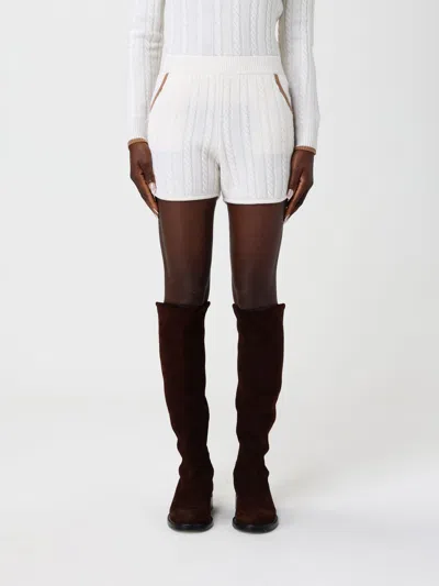 Mc2 Saint Barth Shorts  Woman Color Beige In White