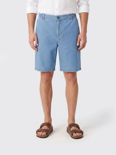 Mc2 Saint Barth Shorts Men Color Gnawed Blue