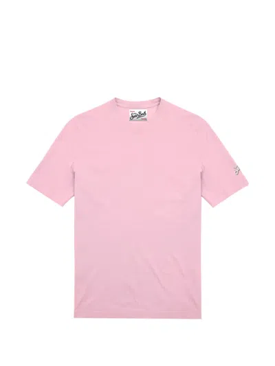 Mc2 Saint Barth Short-sleeve T-shirt In Black