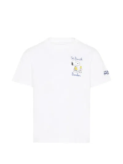 Mc2 Saint Barth Kids' Short-sleeve T-shirt In White