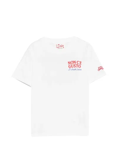 Mc2 Saint Barth Kids' Short-sleeve T-shirt In White