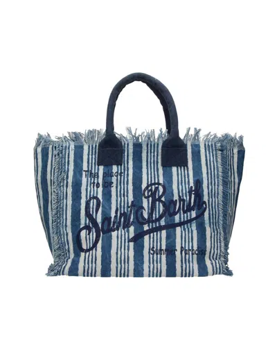 Mc2 Saint Barth Shoulder Bag In Blue