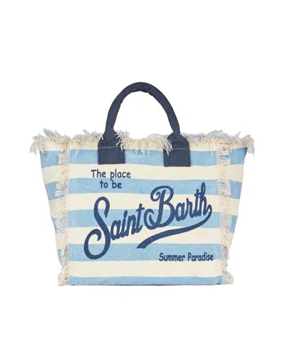 Mc2 Saint Barth Shoulder Bag In Blue
