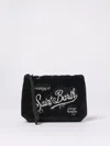 Mc2 Saint Barth Logo-embroidered Mini Bag In Black
