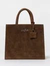 Mc2 Saint Barth Midi The Shop Tote Bag In Brown