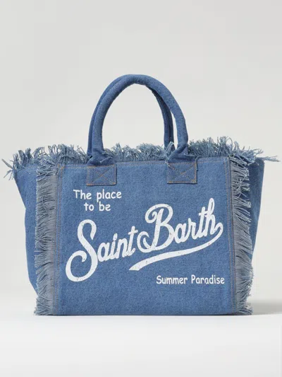 Mc2 Saint Barth Shoulder Bag  Woman Color Denim
