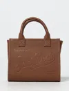 Mc2 Saint Barth Shoulder Bag  Woman Color Leather In Brown