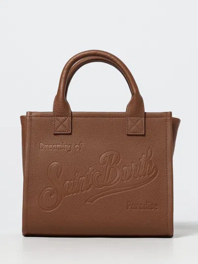 Mc2 Saint Barth Shoulder Bag  Woman Color Leather In Brown