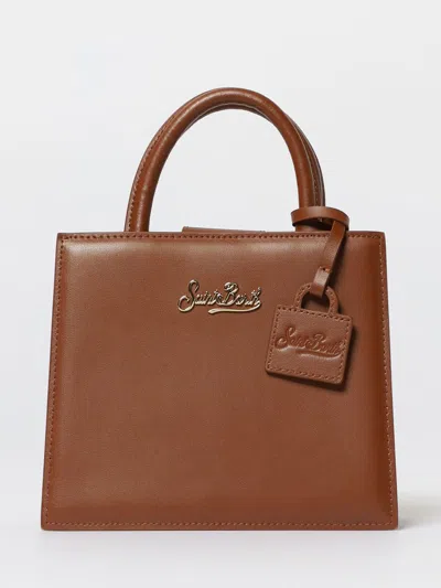 Mc2 Saint Barth Shoulder Bag  Woman Color Leather In Brown