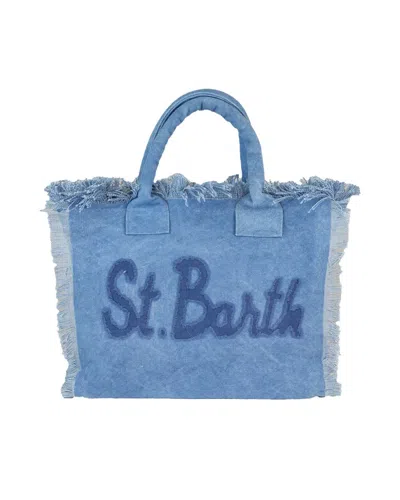 Mc2 Saint Barth Shoulder Bag In Sky Blue