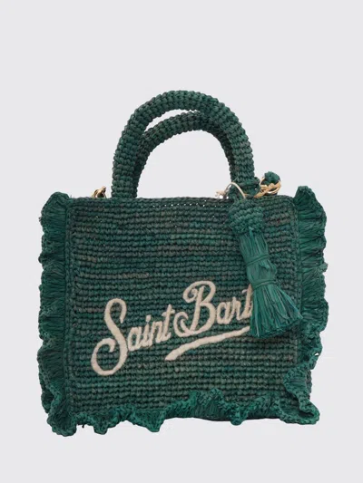 Mc2 Saint Barth Shoulder Bag Woman Color Multicolor In Green