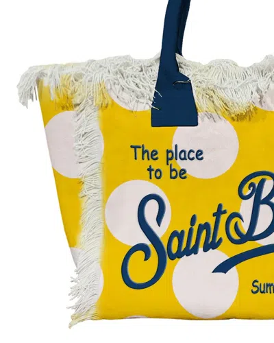 Mc2 Saint Barth Shoulder Bag In Yellow