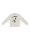 Mc2 Saint Barth Skiers-graphic Sweater In White