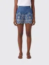 Mc2 Saint Barth Shorts  Woman Color Gnawed Blue