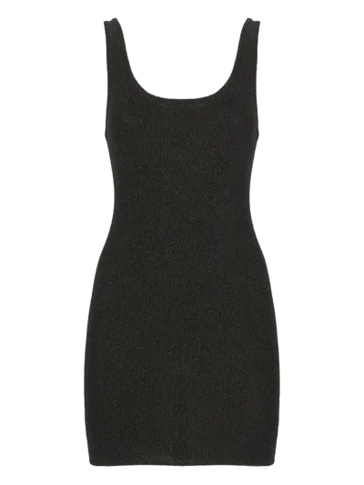 Mc2 Saint Barth Sleeveless Dress In Black