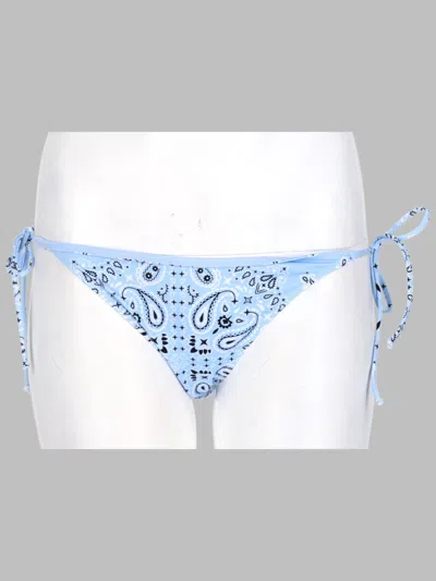 Mc2 Saint Barth Slip Bikini "virgo" In Blue